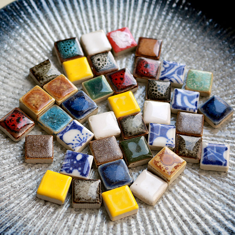 100g 200gDIY Ceramic Mosaic Fr - Ceramic Tile Blank ulasan dan harga