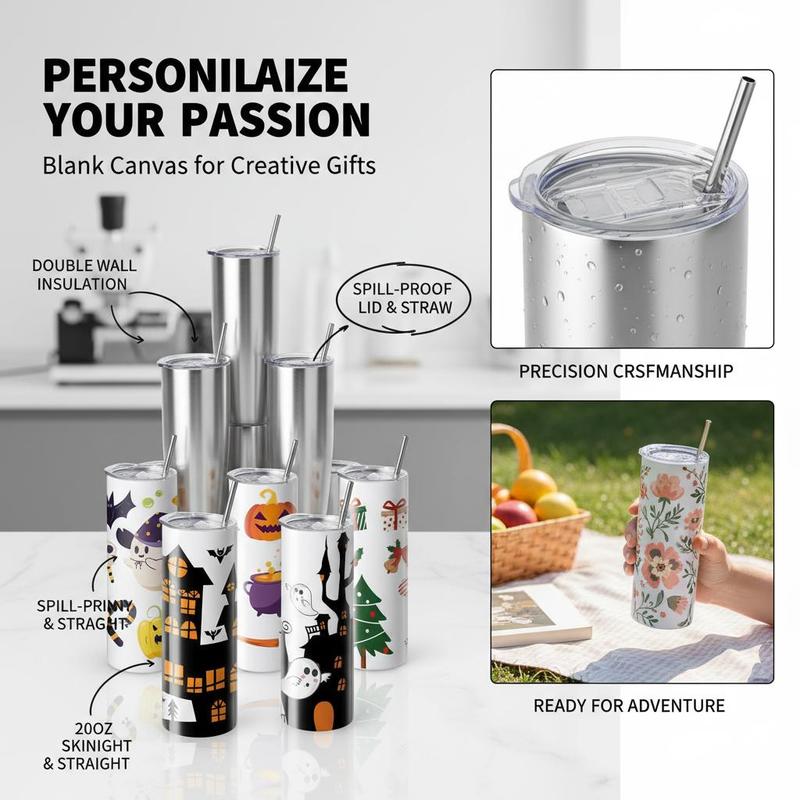 16 Pack Sublimation Insulated  - Tumbler 20Oz White ulasan dan harga