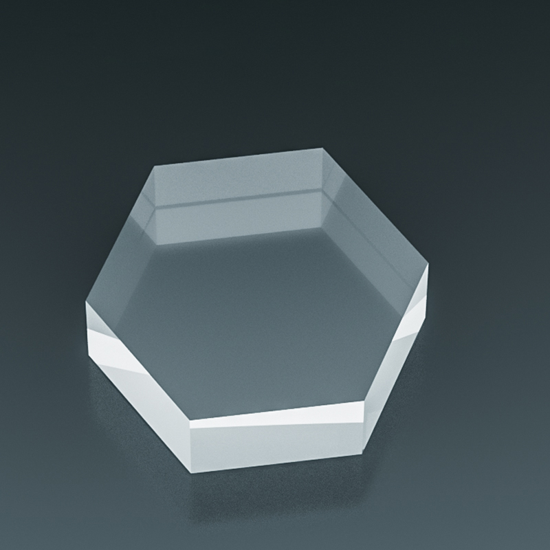Clear Polished Hexagonal Acryl - Photo Acrylic Block ulasan dan harga