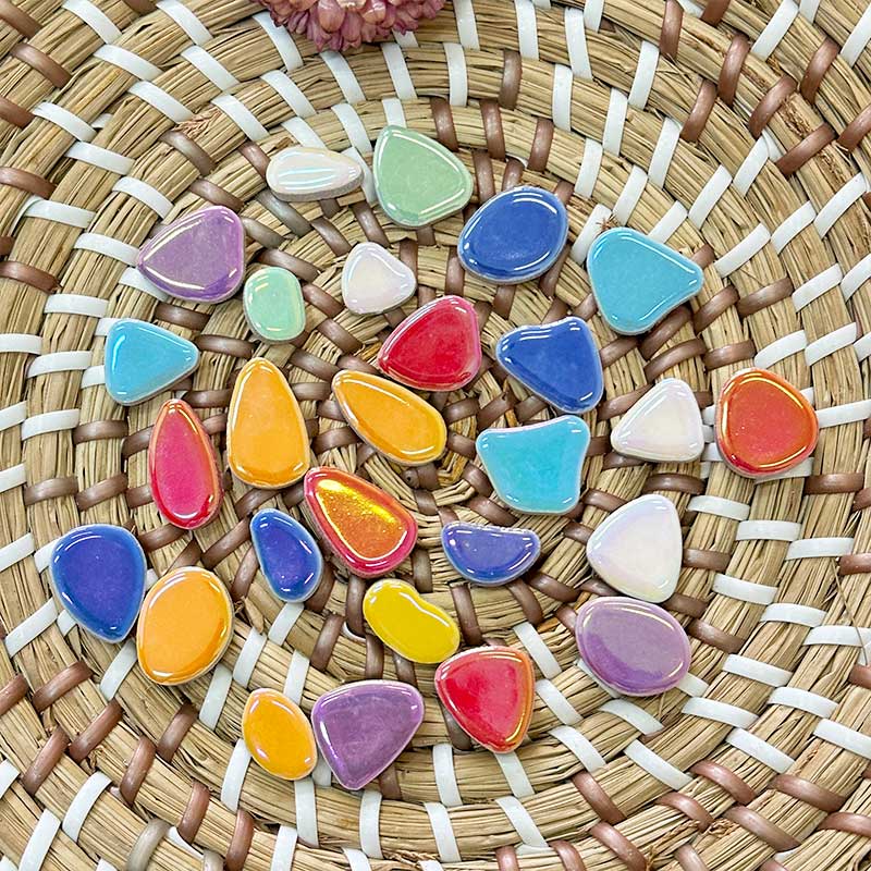 50g Porcelain DIY irregular Ph - Ceramic Tile Blank ulasan dan harga