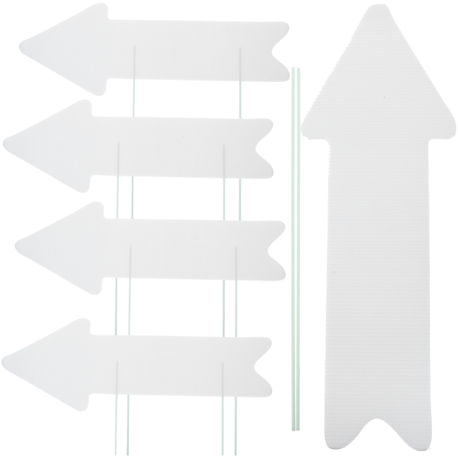 5Pcs Blank Yard Signs with Sta - Yard Sign Blank ulasan dan harga