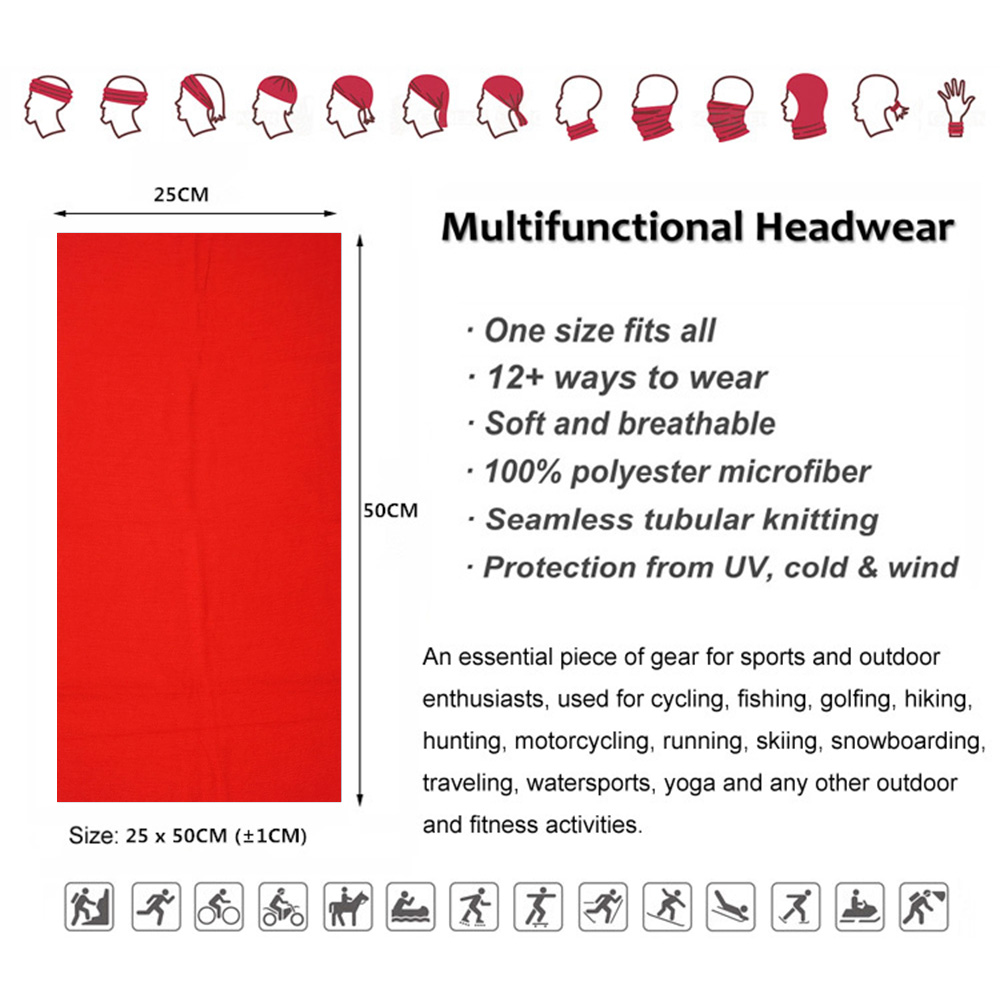 Summer UV-Protection Bandana S - Bandana Blank White ulasan dan harga