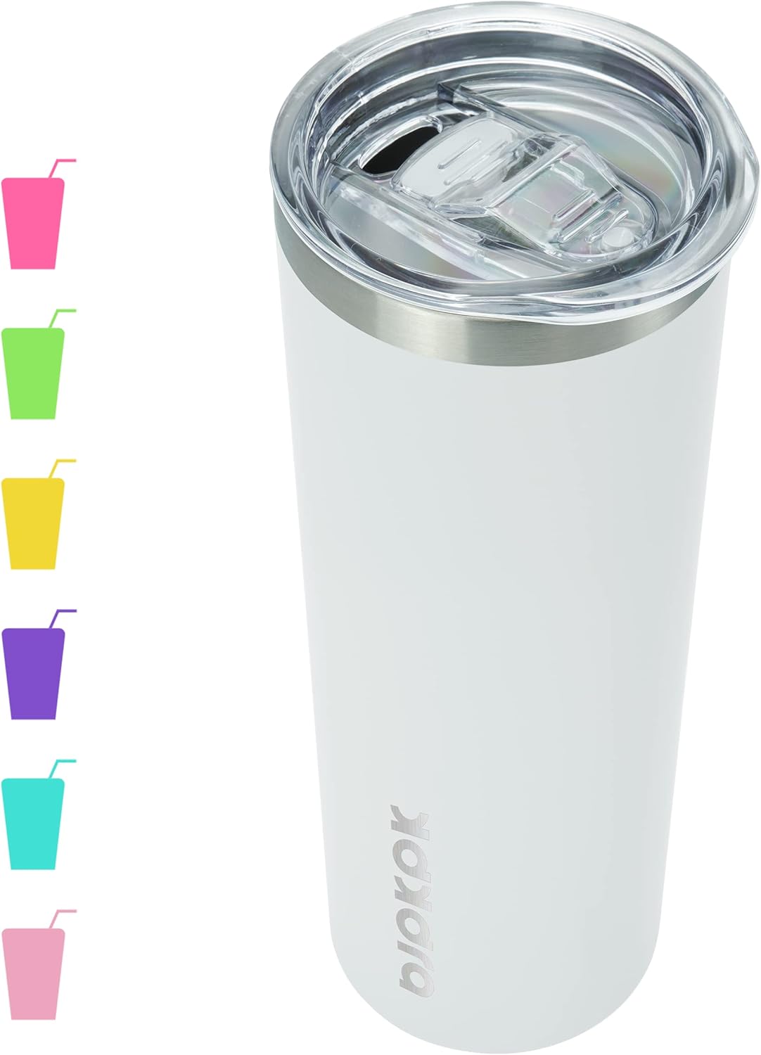 20 oz Skinny Tumbler with Lid, - Tumbler 20Oz White ulasan dan harga