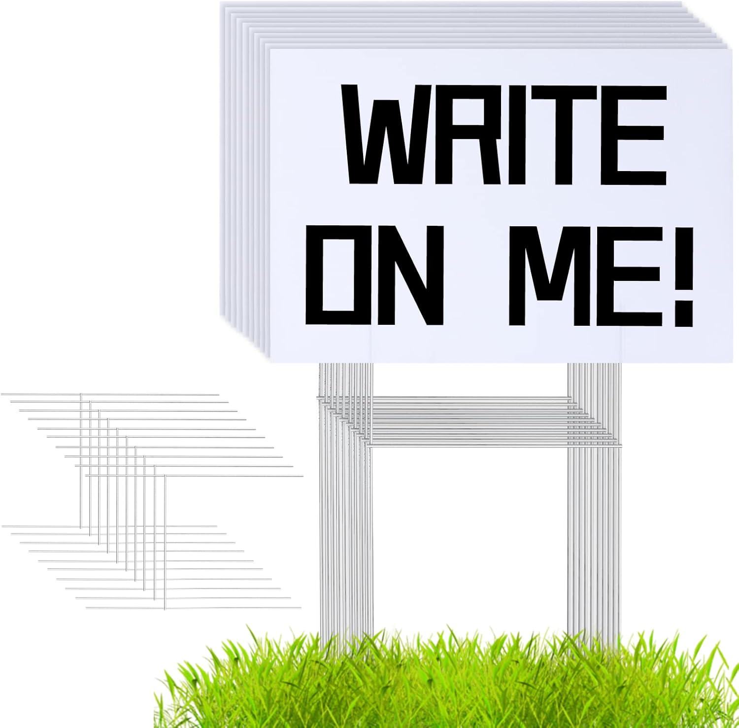 18x12 Inch Blank Yard Signs wi - Yard Sign Blank ulasan dan harga