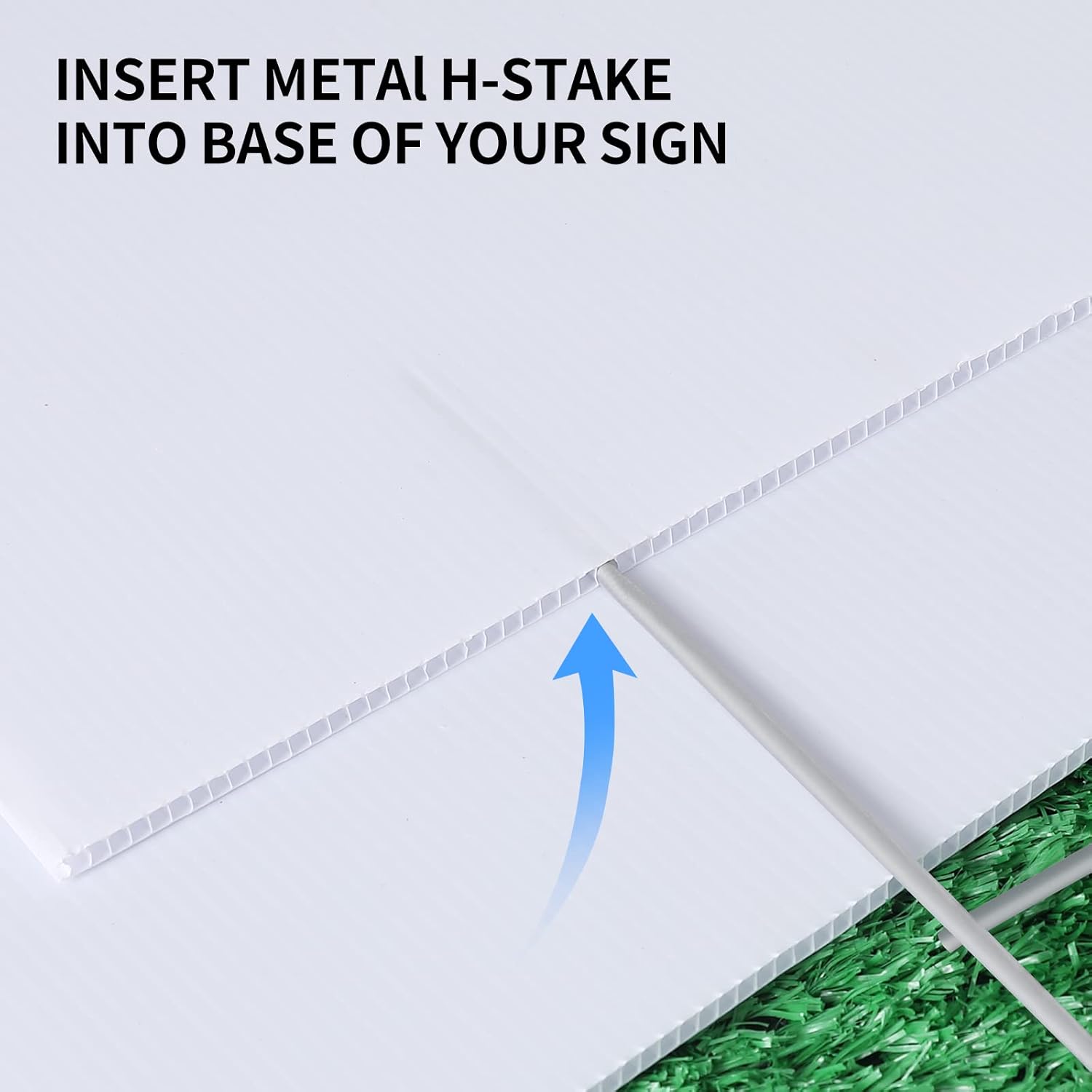 18x12 Inch Blank Yard Signs wi - Yard Sign Blank ulasan dan harga