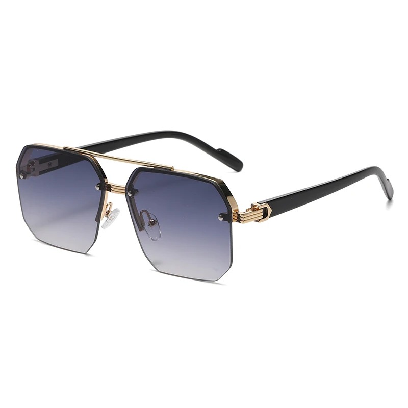 Men's Metal Sunglasses Square  - Metal Photo Panel ulasan dan harga