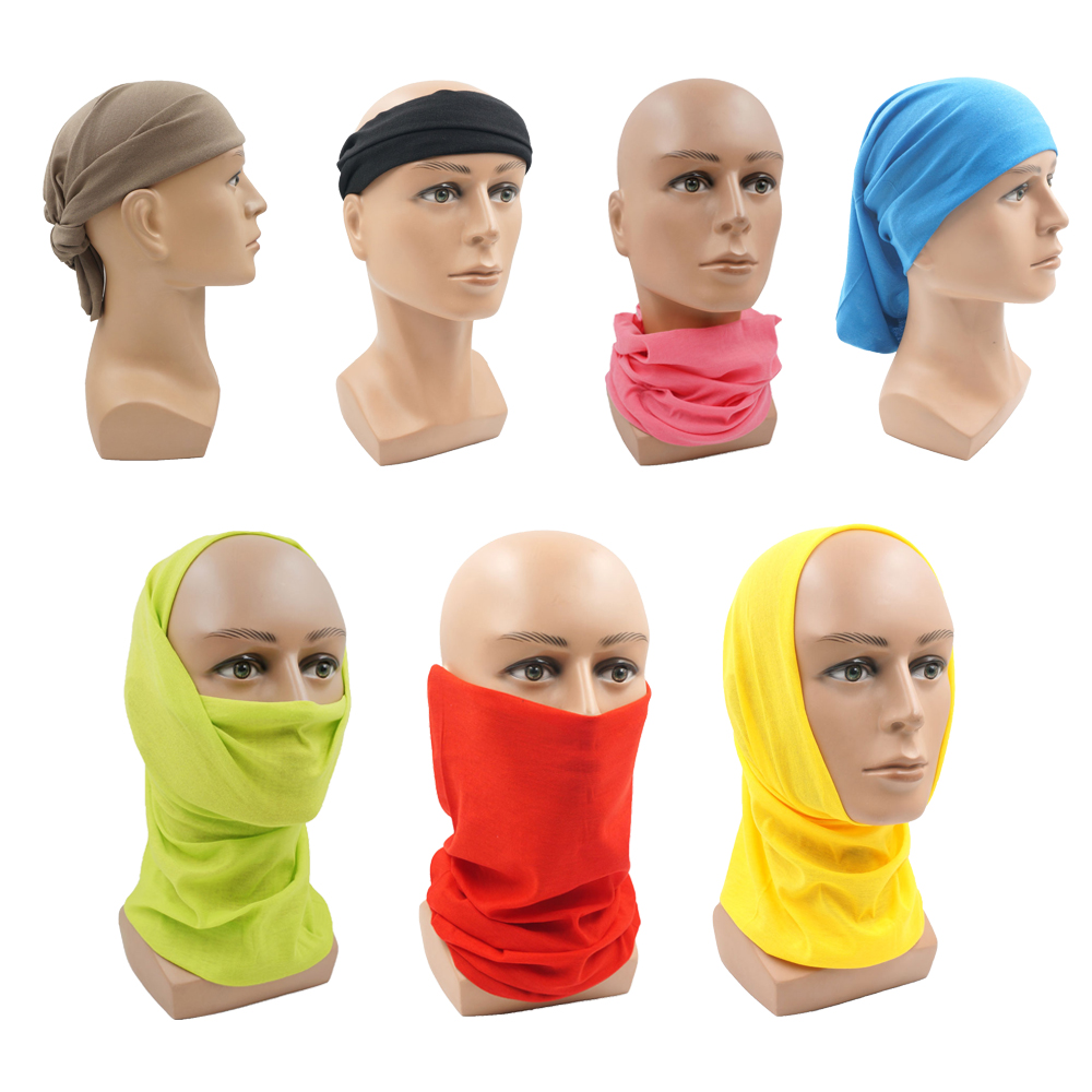 Sun Protective Tube Scarf 9.8' - Bandana Blank White ulasan dan harga