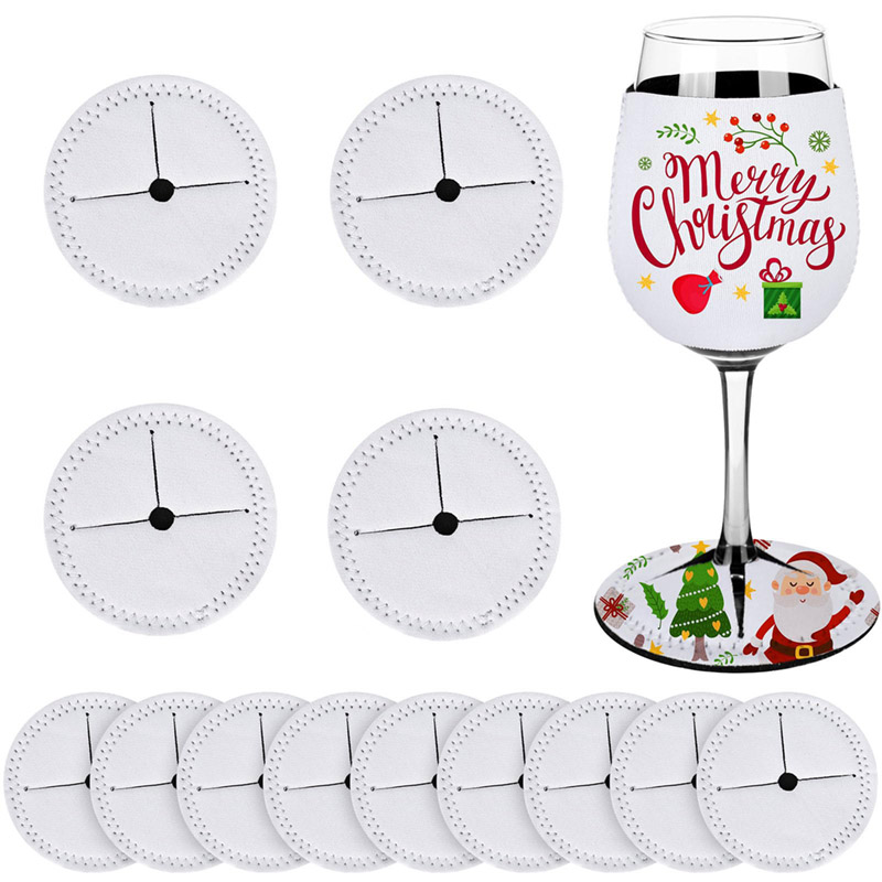 5/10Pcs Sublimation Wine Bottl - Coaster Sublimation Blank ulasan dan harga