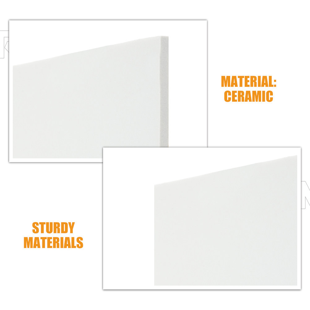 Square Ceramic Tiles White Bla - Coaster Sublimation Blank ulasan dan harga