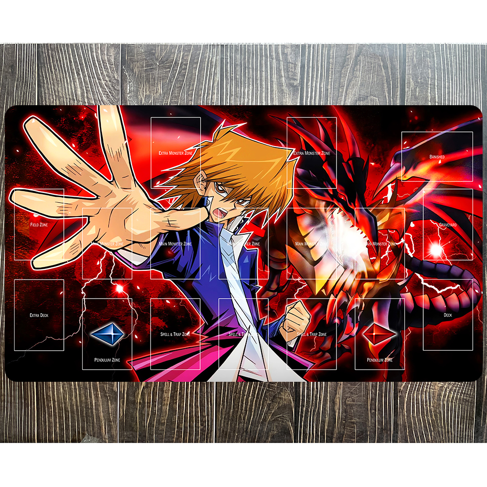 Yu-Gi-Oh Red-eyes Black Flare  - Door Mat Blank ulasan dan harga
